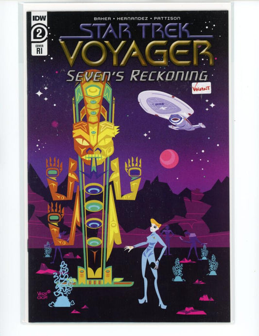 Star Trek Voyager Sevens Reckoning #2 Comic Mint VARIANT - B16-110 Image 1