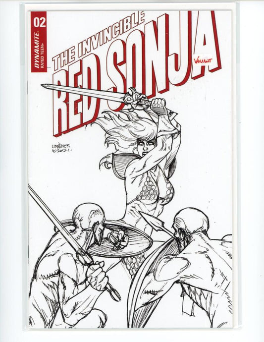 Invincible Red Sonja #2 Incentive 2021 Comic Mint VARIANT - B16-121 Image 1