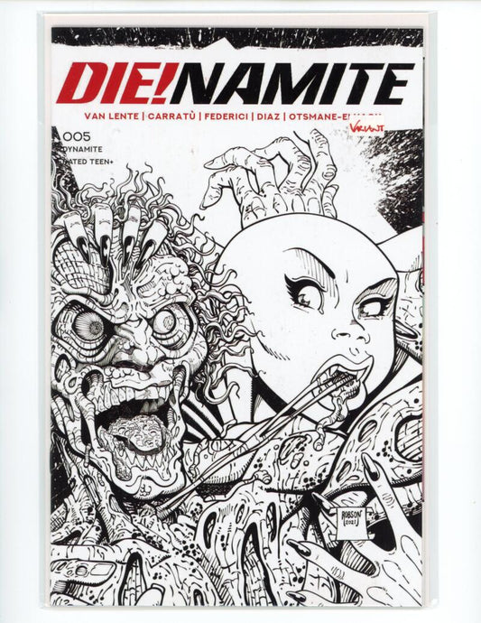 DIE!namite 2020 B&W Incentive Comic Mint VARIANT - B16-126 Image 1