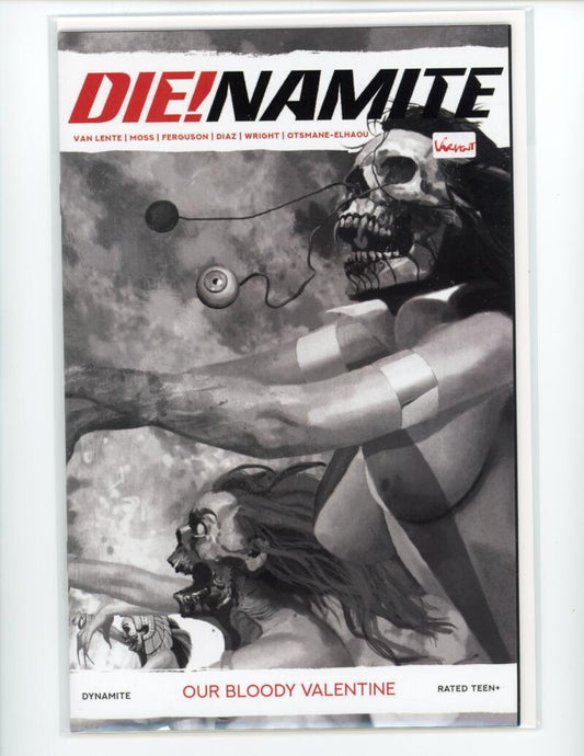 DIE!namite Bloody Valentine B&W Incentive Comic Mint VARIANT - B16-131 Image 1