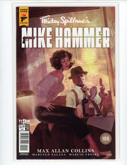 Mike Hammer #2  Titan Magazine Comic Book Mint -  B12-82 Image 1