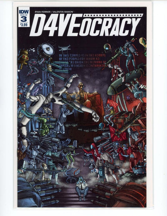 D4VEocracy #3 IDW Magazine Comic Book Mint - B14-52 Image 1