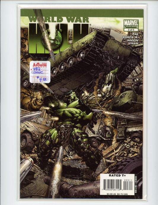 Marvel World War Hulk #3 2007 Magazine Comic Book Mint -  B14-75 Image 1