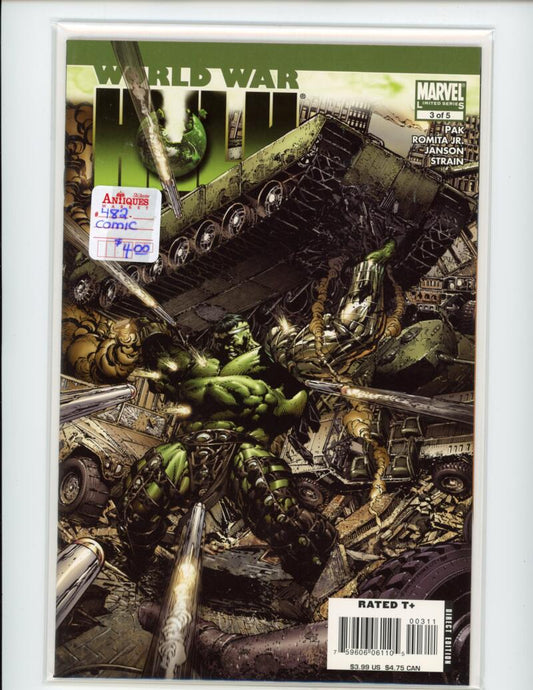 Marvel World War Hulk #3 2007 Magazine Comic Book Mint -  B14-76 Image 1