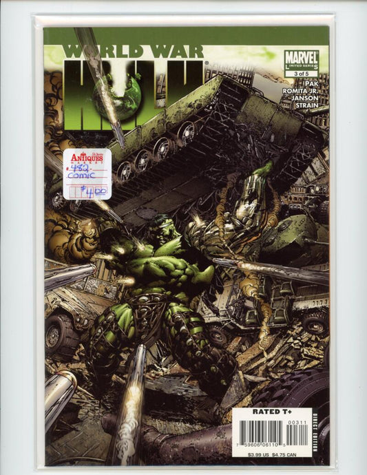 Marvel World War Hulk #3 2007 Magazine Comic Book Mint -  B14-77 Image 1