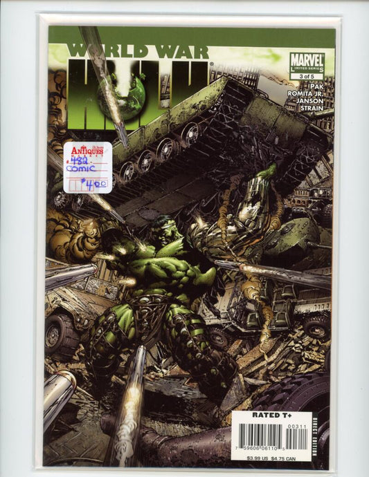Marvel World War Hulk #3 2007 Magazine Comic Book Mint -  B14-79 Image 1