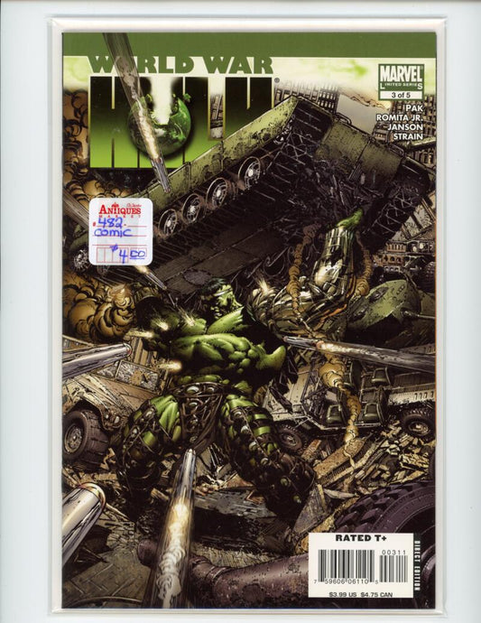 Marvel World War Hulk #3 2007 Magazine Comic Book Mint -  B14-81 Image 1