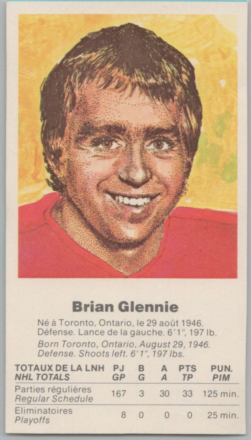 1972 Canada vs USSR Hockey Brian Glennie V98726 Image 1