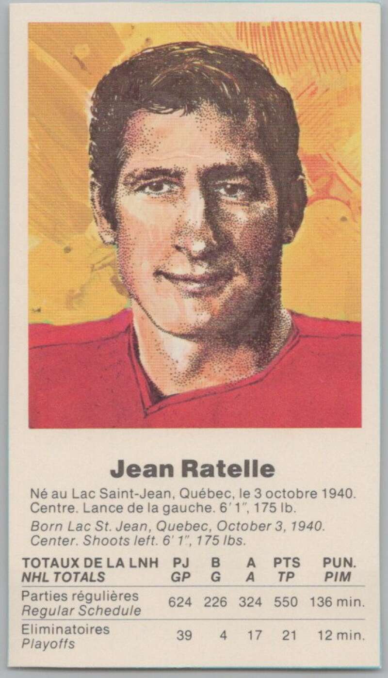 1972 Canada vs USSR Hockey Jean Ratelle V98731 Image 1