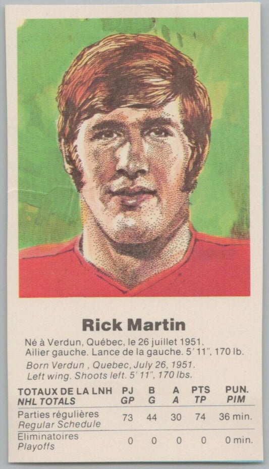 1972 Canada vs USSR Hockey Rick Martin V98736 Image 1