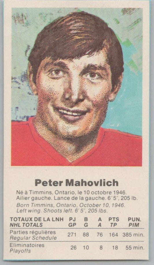 1972 Canada vs USSR Hockey Peter Mahovlich V98737 Image 1