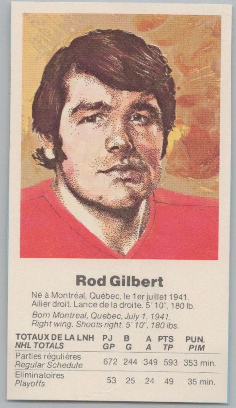 1972 Canada vs USSR Hockey Rod Gilbert V98752 Image 1