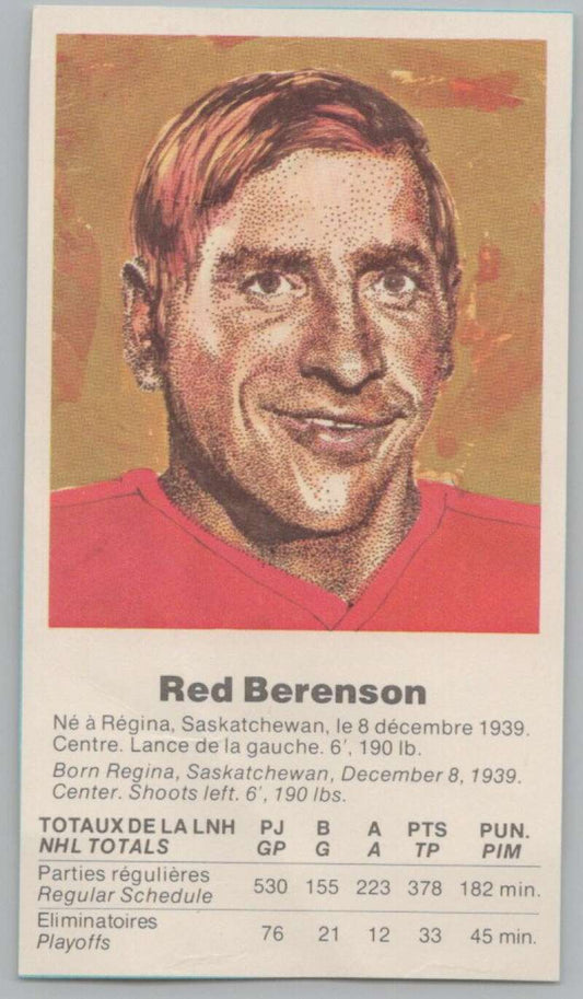 1972 Canada vs USSR Hockey Red Berenson V98757 Image 1