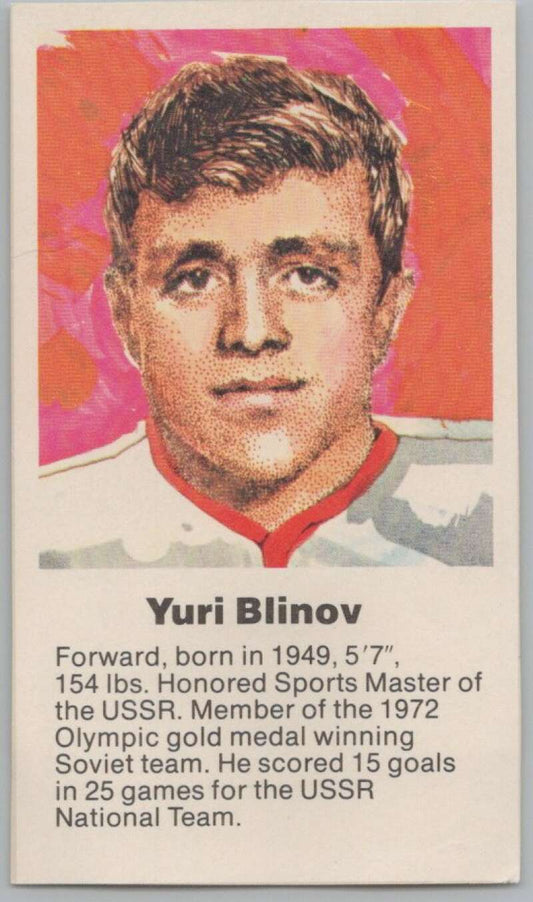 1972 Canada vs USSR Hockey Yuri Blinov V98761 Image 1