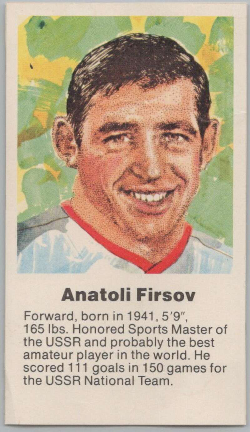 1972 Canada vs USSR Hockey Anatoli Firsov V98763 Image 1