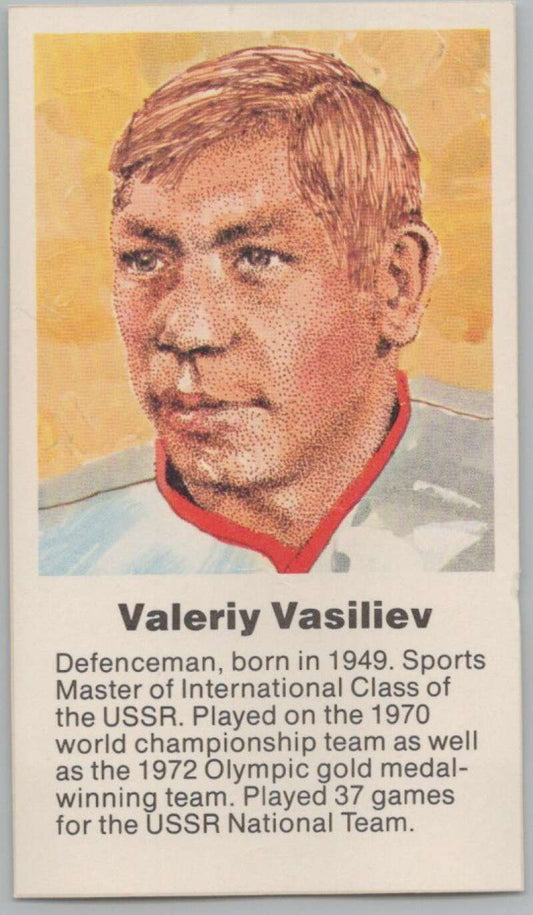 1972 Canada vs USSR Hockey Valeriy Vasiliev V98764 Image 1