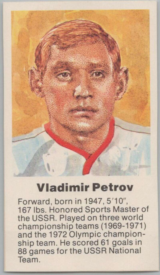 1972 Canada vs USSR Hockey Vladimir Petrov V98775 Image 1