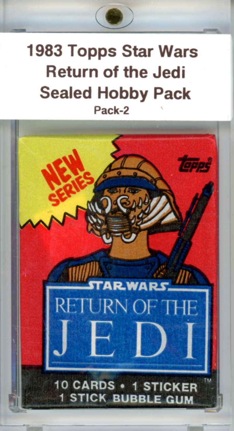 1983 Star Wars Return of the Jedi Sealed Hobby Pack Lando -  SPK 2 Image 1