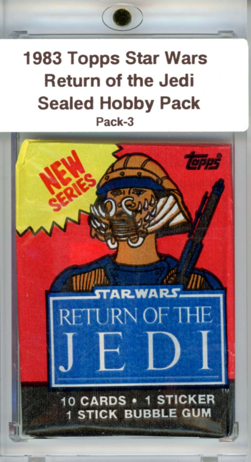 1983 Star Wars Return of the Jedi Sealed Hobby Pack Lando -  SPK 3 Image 1