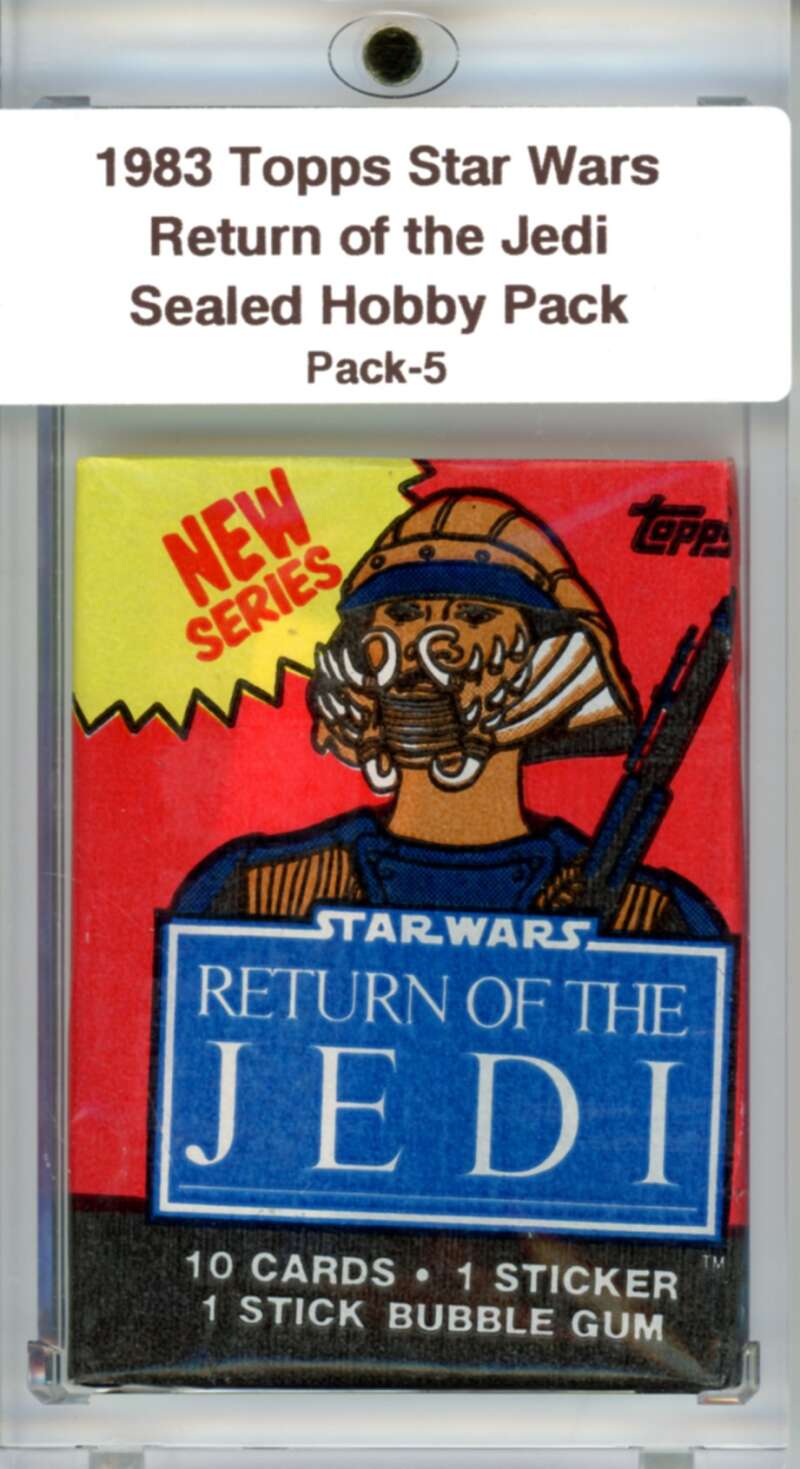 1983 Star Wars Return of the Jedi Sealed Hobby Pack Lando -  SPK 5 Image 1