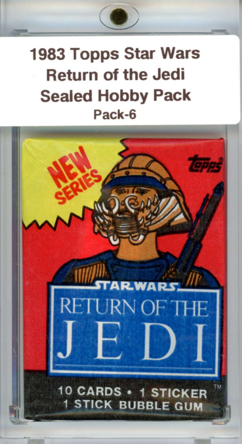 1983 Star Wars Return of the Jedi Sealed Hobby Pack Lando -  SPK 6 Image 1