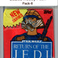 1983 Star Wars Return of the Jedi Sealed Hobby Pack Lando -  SPK 8 Image 1