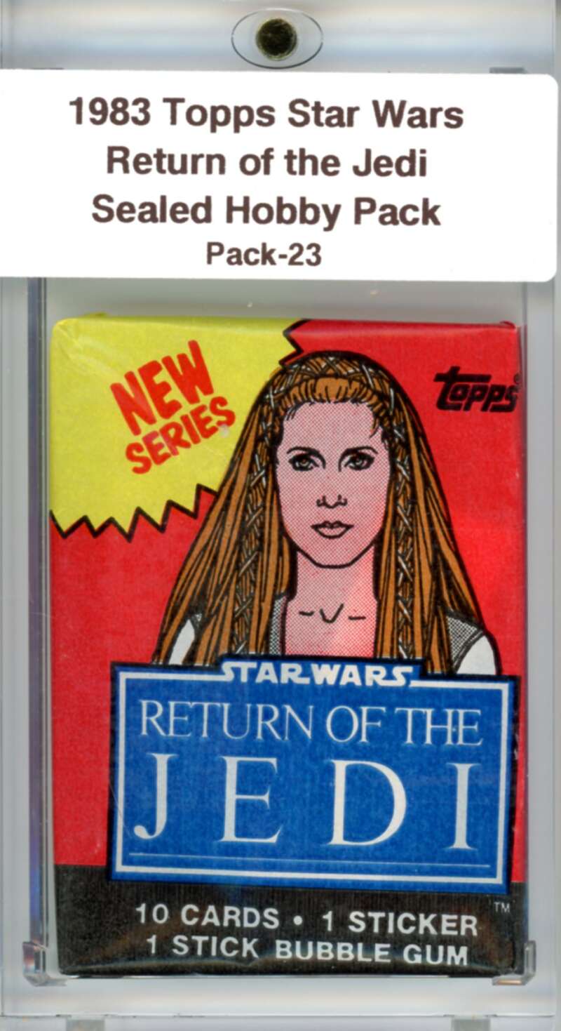 1983 Star Wars Return of the Jedi Sealed Hobby Pack Leia -  SPK 23 Image 1