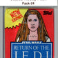 1983 Star Wars Return of the Jedi Sealed Hobby Pack Leia -  SPK 24 Image 1