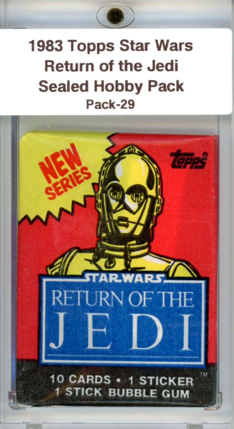 1983 Star Wars Return of the Jedi Sealed Hobby Pack C3PO -  SPK 29 Image 1