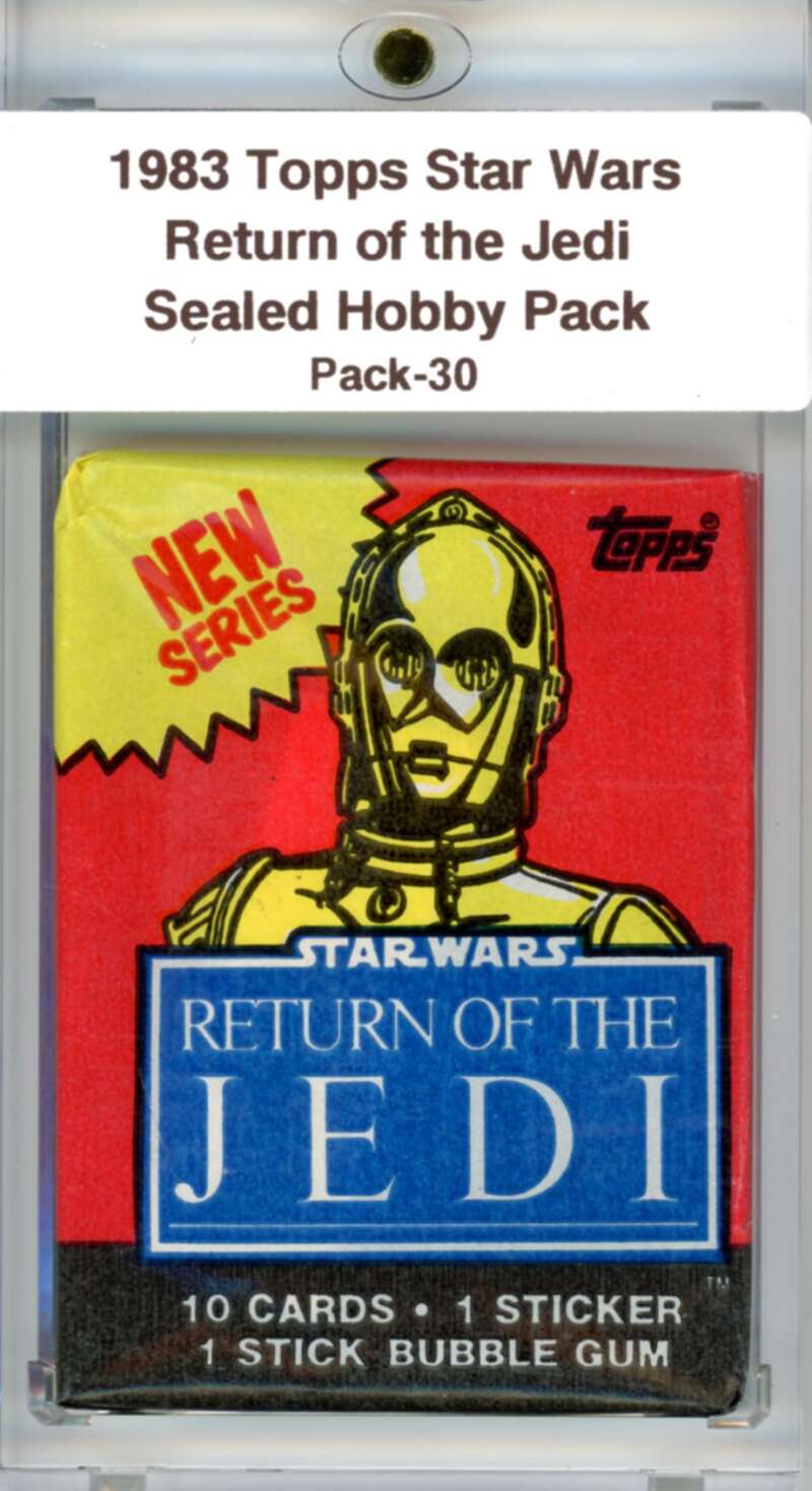 1983 Star Wars Return of the Jedi Sealed Hobby Pack C3PO -  SPK 30 Image 1