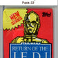 1983 Star Wars Return of the Jedi Sealed Hobby Pack C3PO -  SPK 32 Image 1