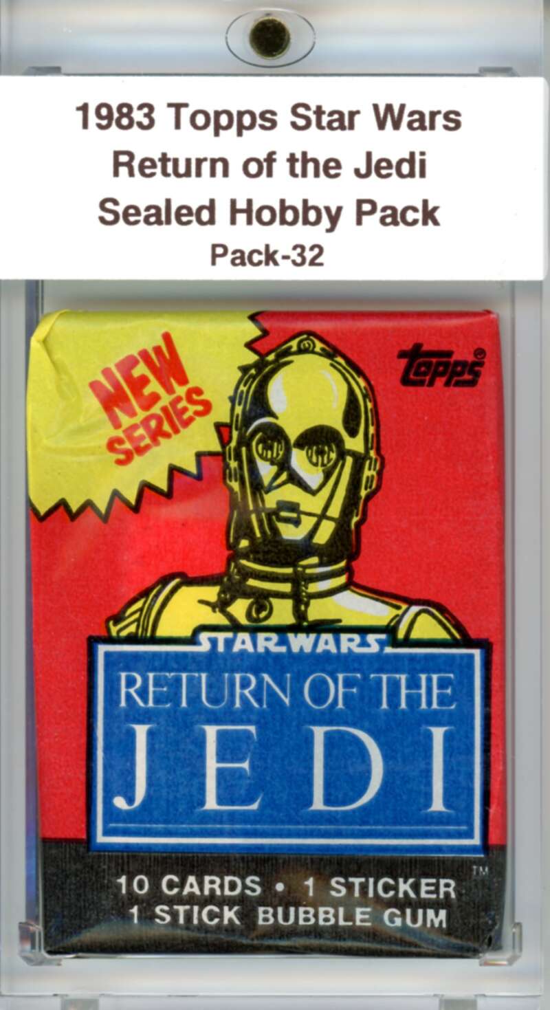 1983 Star Wars Return of the Jedi Sealed Hobby Pack C3PO -  SPK 32 Image 1