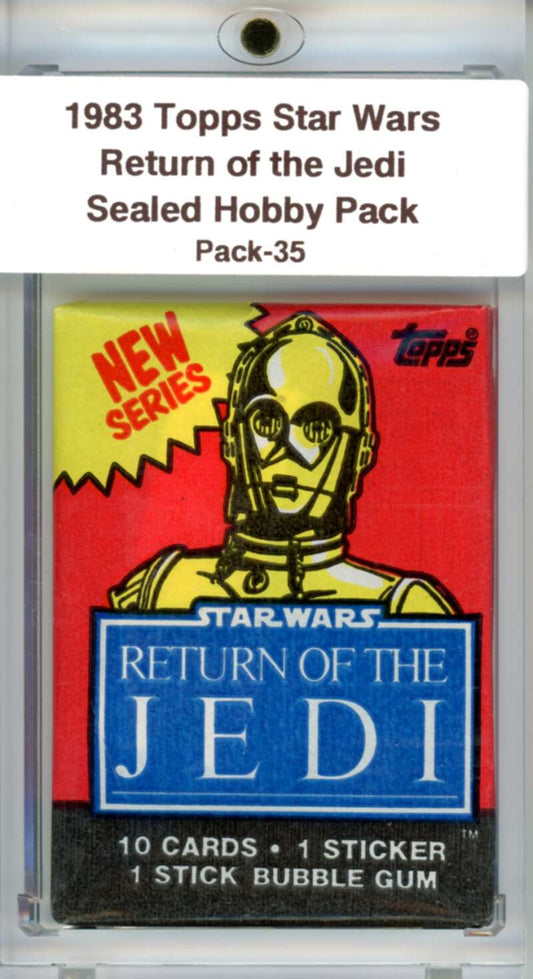 1983 Star Wars Return of the Jedi Sealed Hobby Pack C3PO -  SPK 35 Image 1