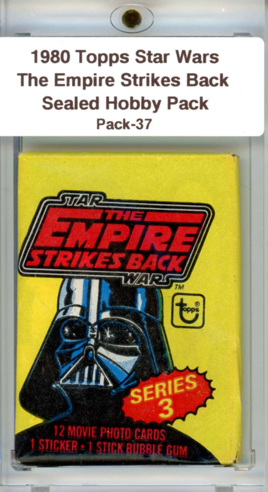 1980 Star Wars Empire Strikes Back Sealed Hobby Pack Vader -  SPK 37 Image 1