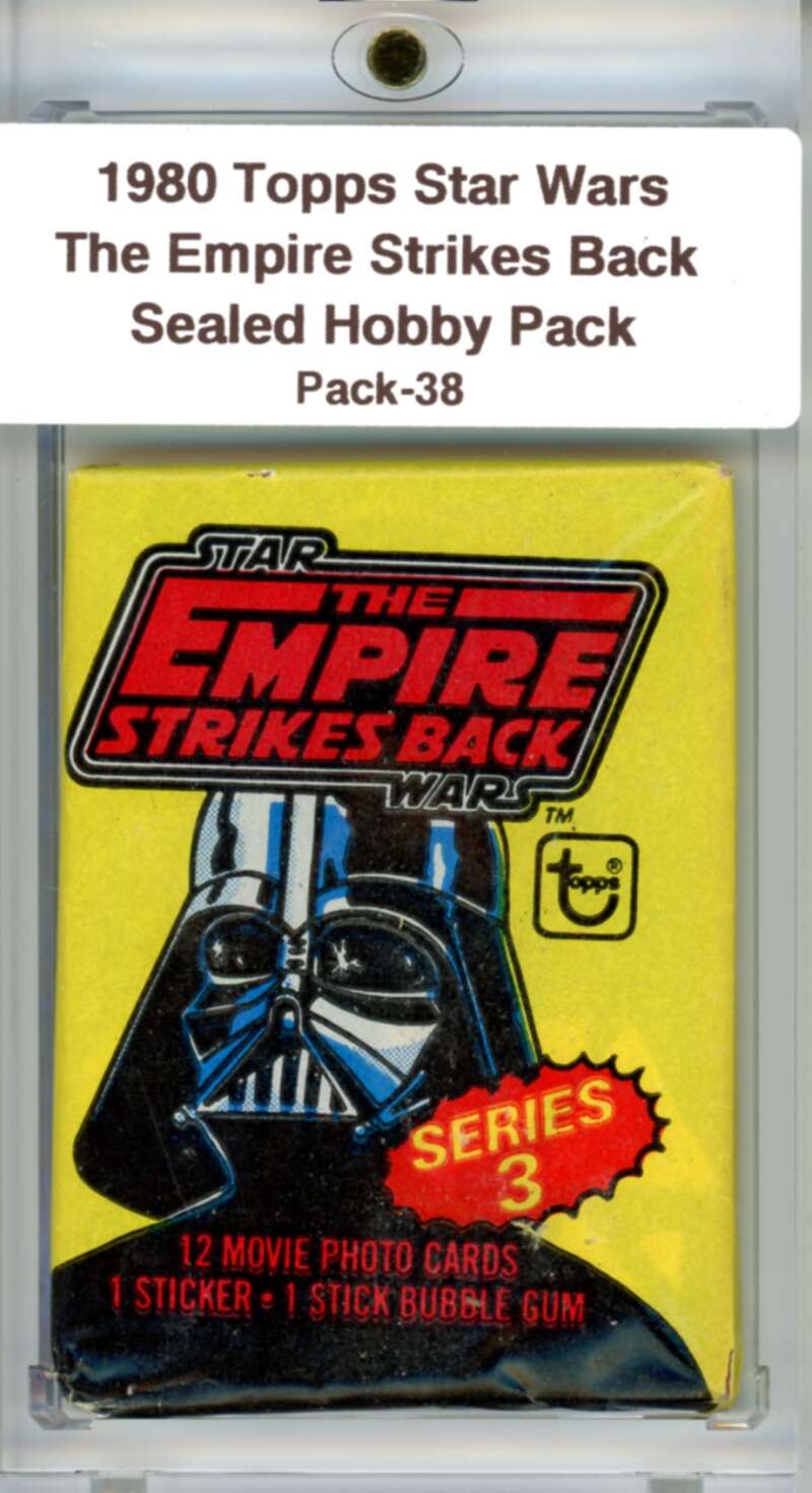 1980 Star Wars Empire Strikes Back Sealed Hobby Pack Vador -  SPK 38 Image 1