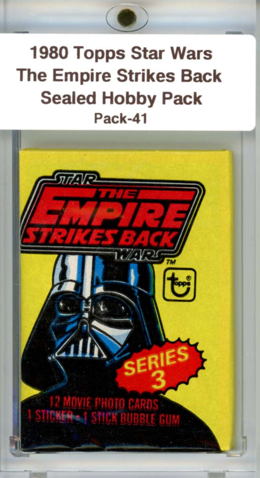 1980 Star Wars Empire Strikes Back Sealed Hobby Pack Vader -  SPK 41 Image 1