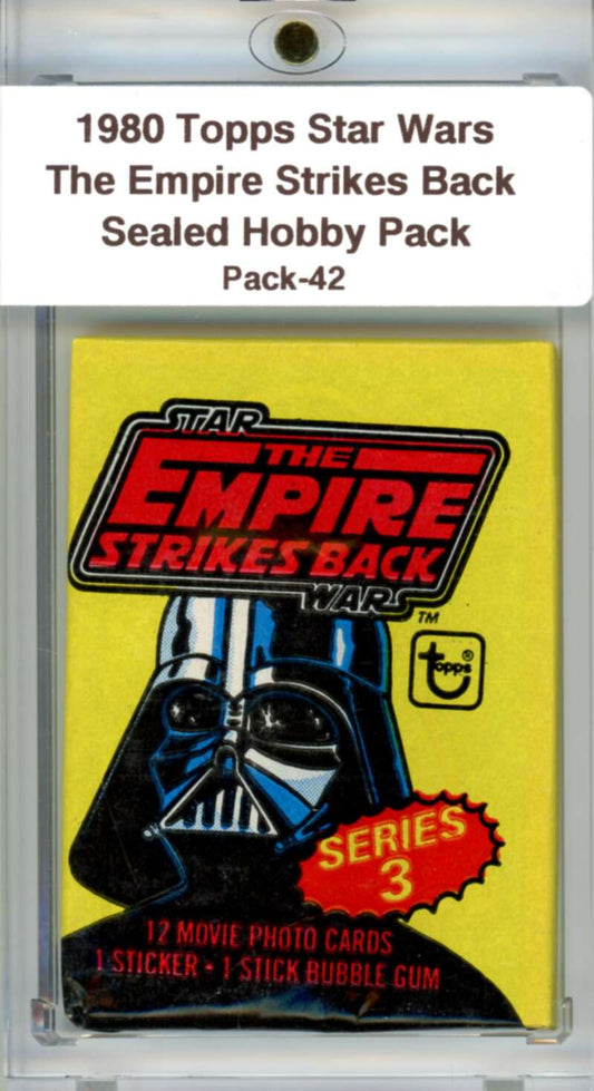 1980 Star Wars Empire Strikes Back Sealed Hobby Pack Vador -  SPK 42 Image 1