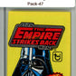 1980 Star Wars Empire Strikes Back Sealed Hobby Pack Vader -  SPK 47 Image 1