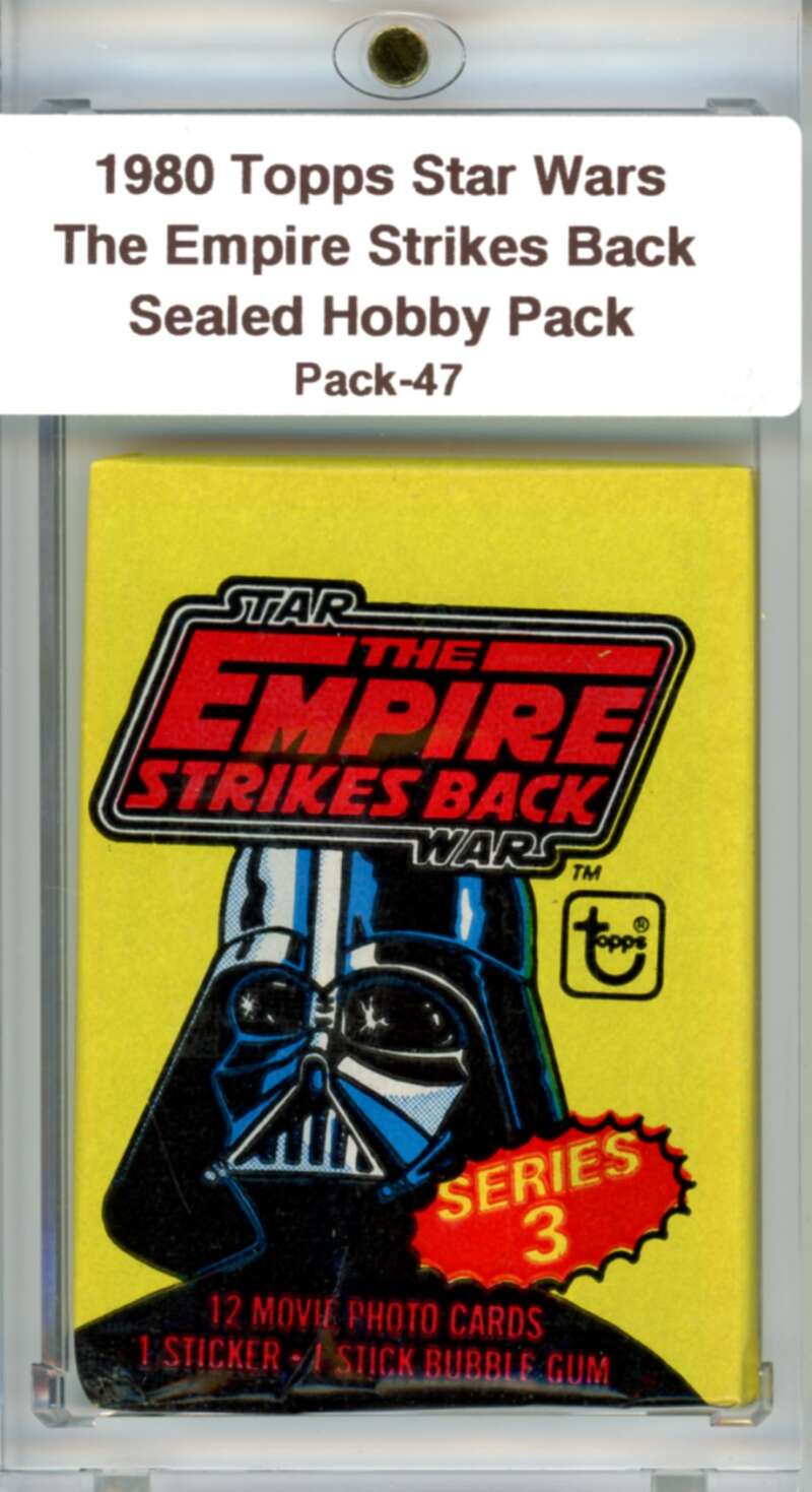 1980 Star Wars Empire Strikes Back Sealed Hobby Pack Vader -  SPK 47 Image 1