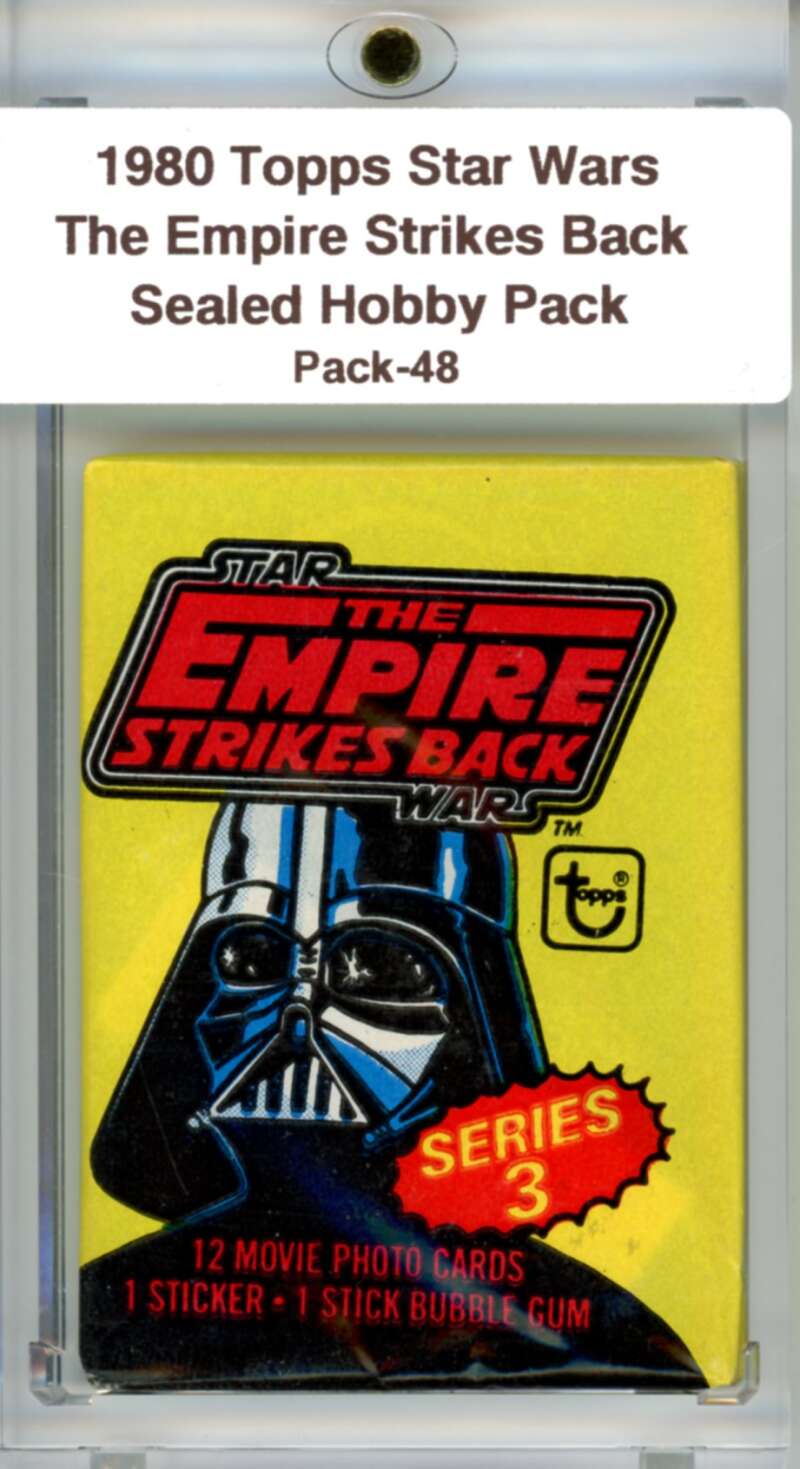 1980 Star Wars Empire Strikes Back Sealed Hobby Pack Vador -  SPK 48 Image 1