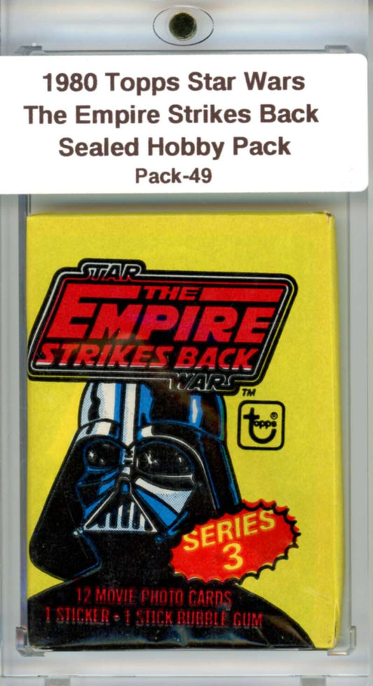 1980 Star Wars Empire Strikes Back Sealed Hobby Pack Vader -  SPK 49 Image 1