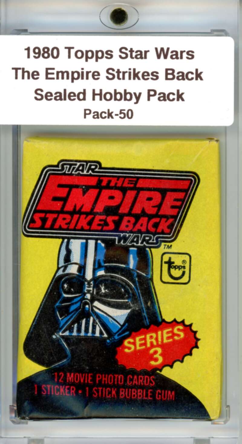 1980 Star Wars Empire Strikes Back Sealed Hobby Pack Vador -  SPK 50 Image 1