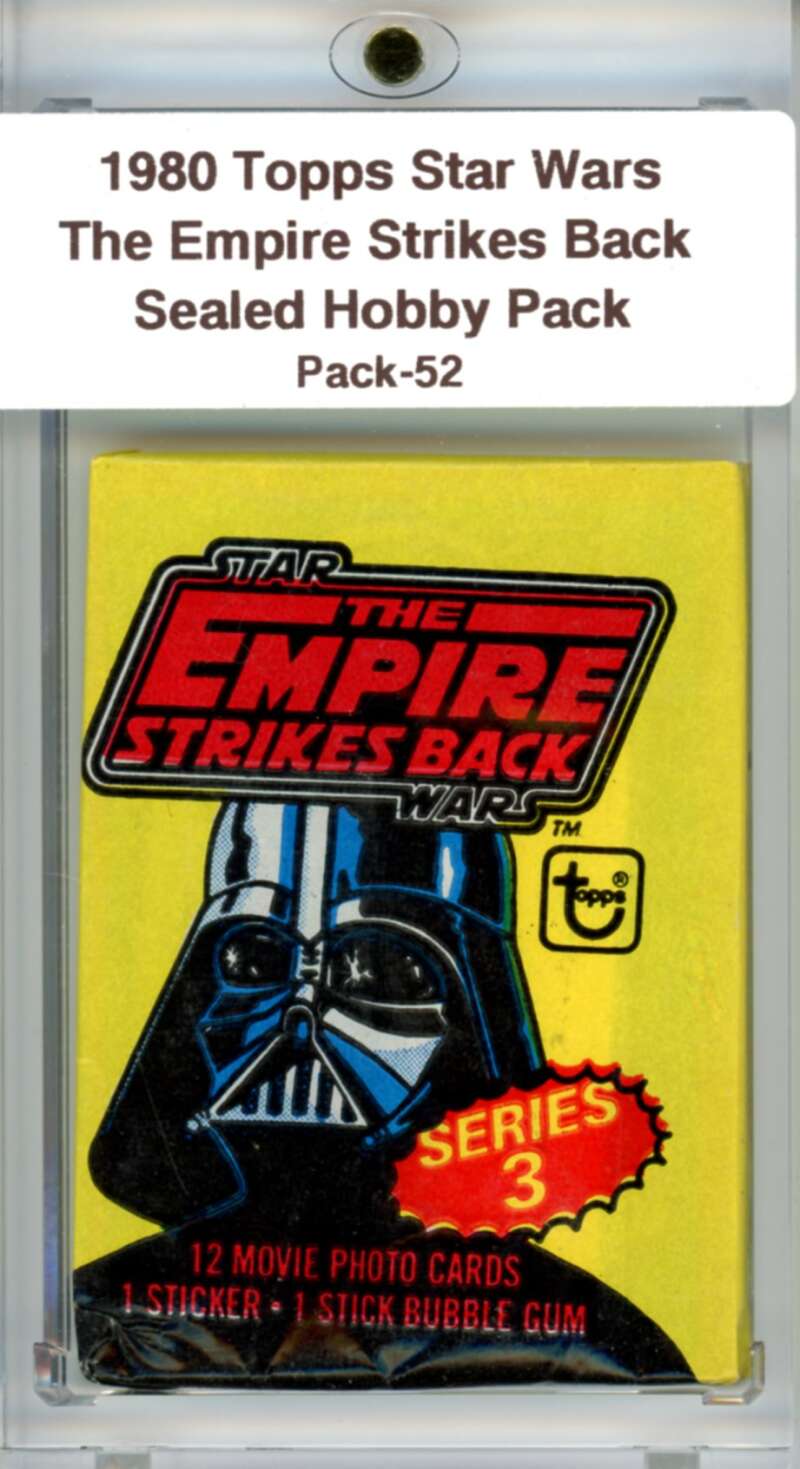 1980 Star Wars Empire Strikes Back Sealed Hobby Pack Vador -  SPK 52 Image 1