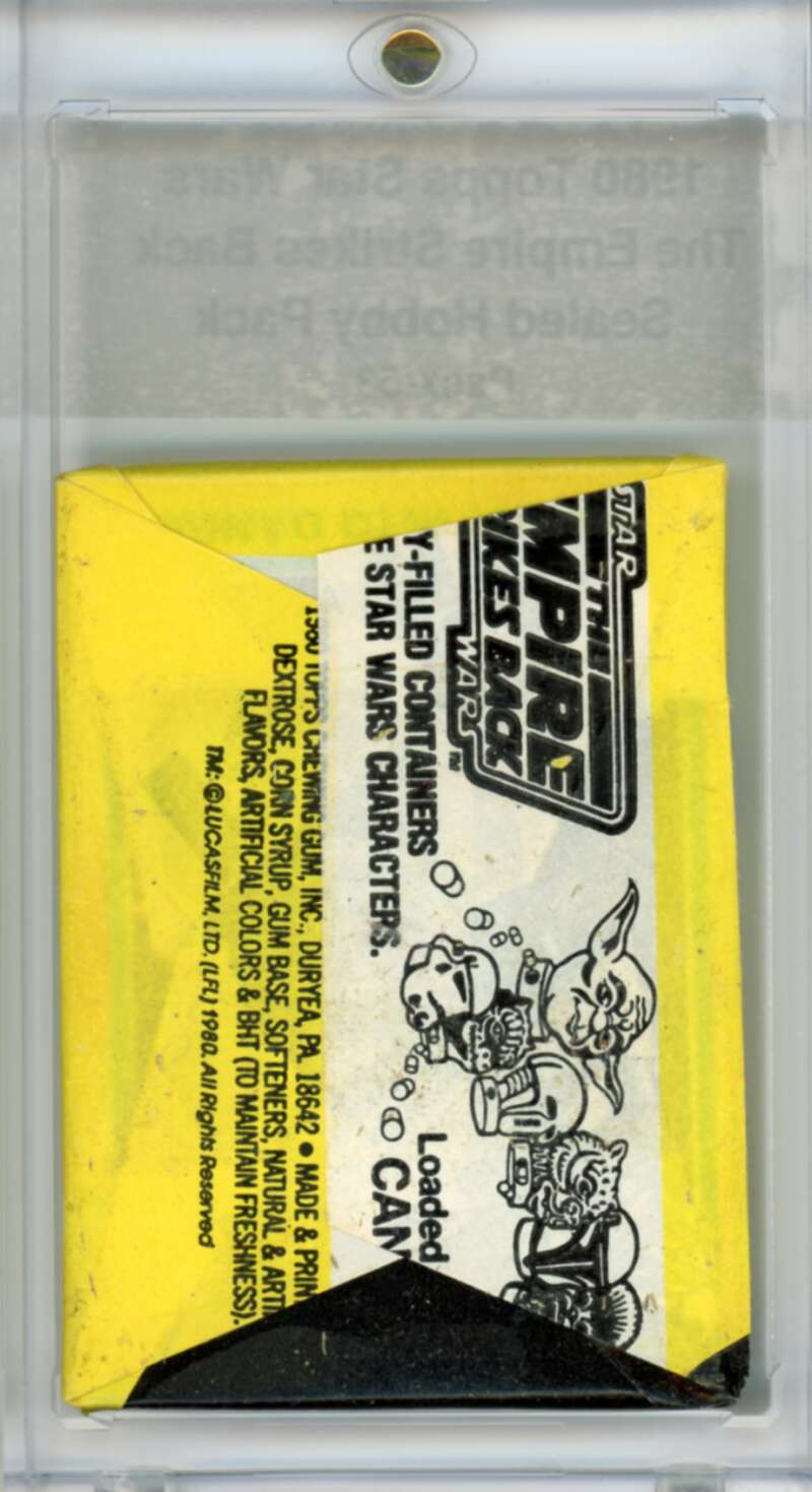 1980 Star Wars Empire Strikes Back Sealed Hobby Pack Vador -  SPK 53 Image 2