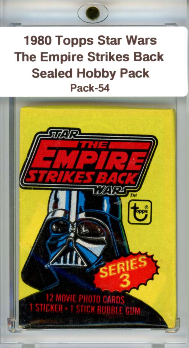 1980 Star Wars Empire Strikes Back Sealed Hobby Pack Vador -  SPK 54 Image 1