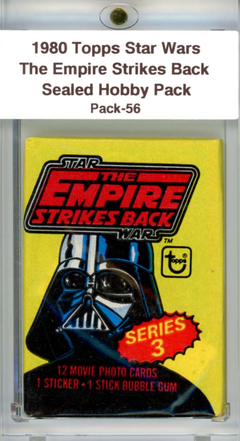 1980 Star Wars Empire Strikes Back Sealed Hobby Pack Vador -  SPK 56 Image 1