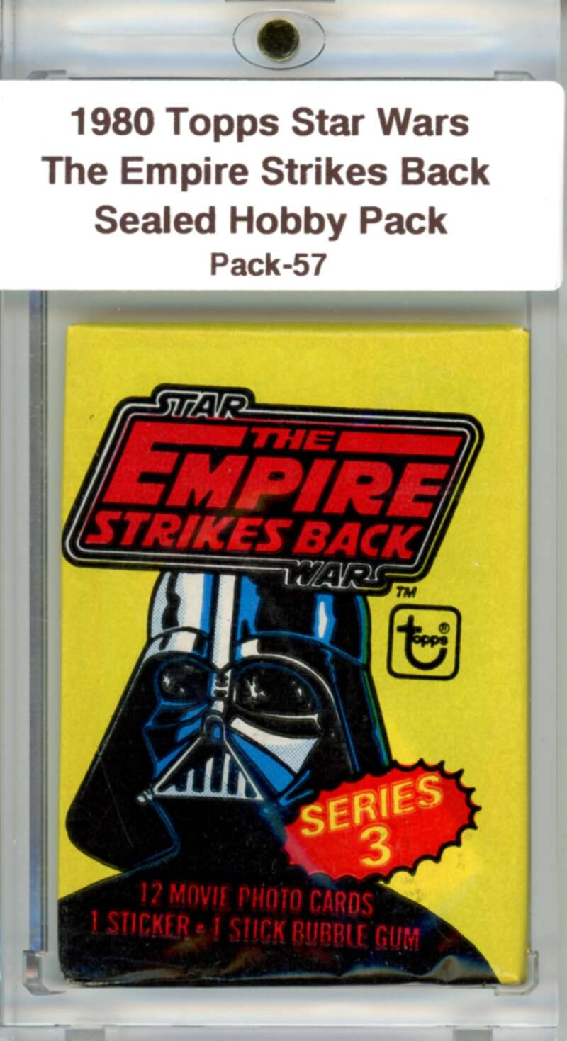 1980 Star Wars Empire Strikes Back Sealed Hobby Pack Vador -  SPK 57 Image 1