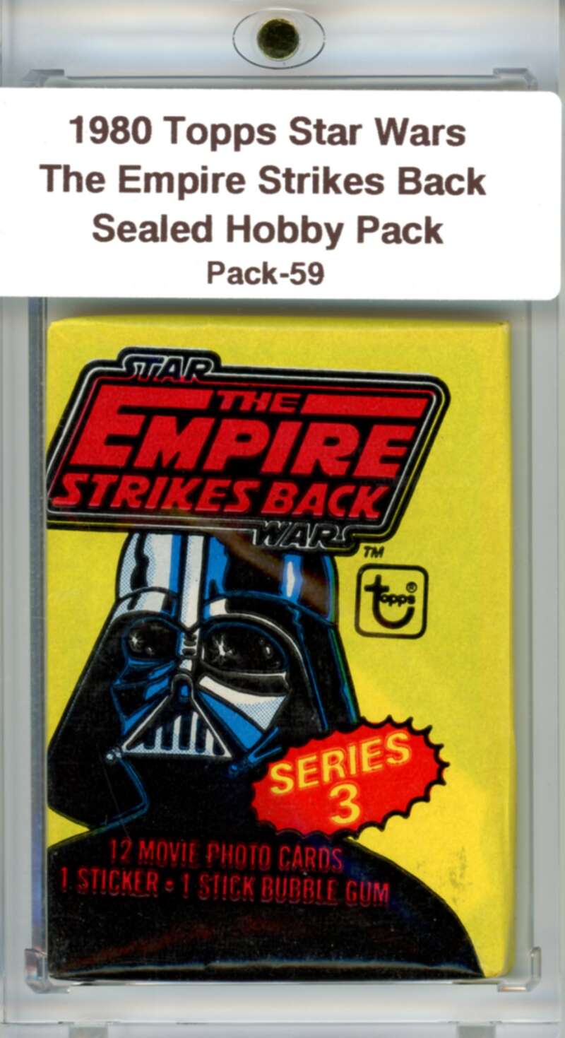 1980 Star Wars Empire Strikes Back Sealed Hobby Pack Vador -  SPK 59 Image 1