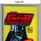 1980 Star Wars Empire Strikes Back Sealed Hobby Pack Vador -  SPK 60 Image 1