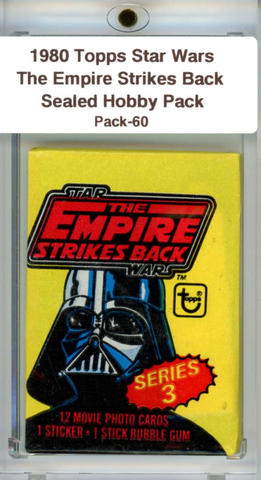 1980 Star Wars Empire Strikes Back Sealed Hobby Pack Vador -  SPK 60 Image 1